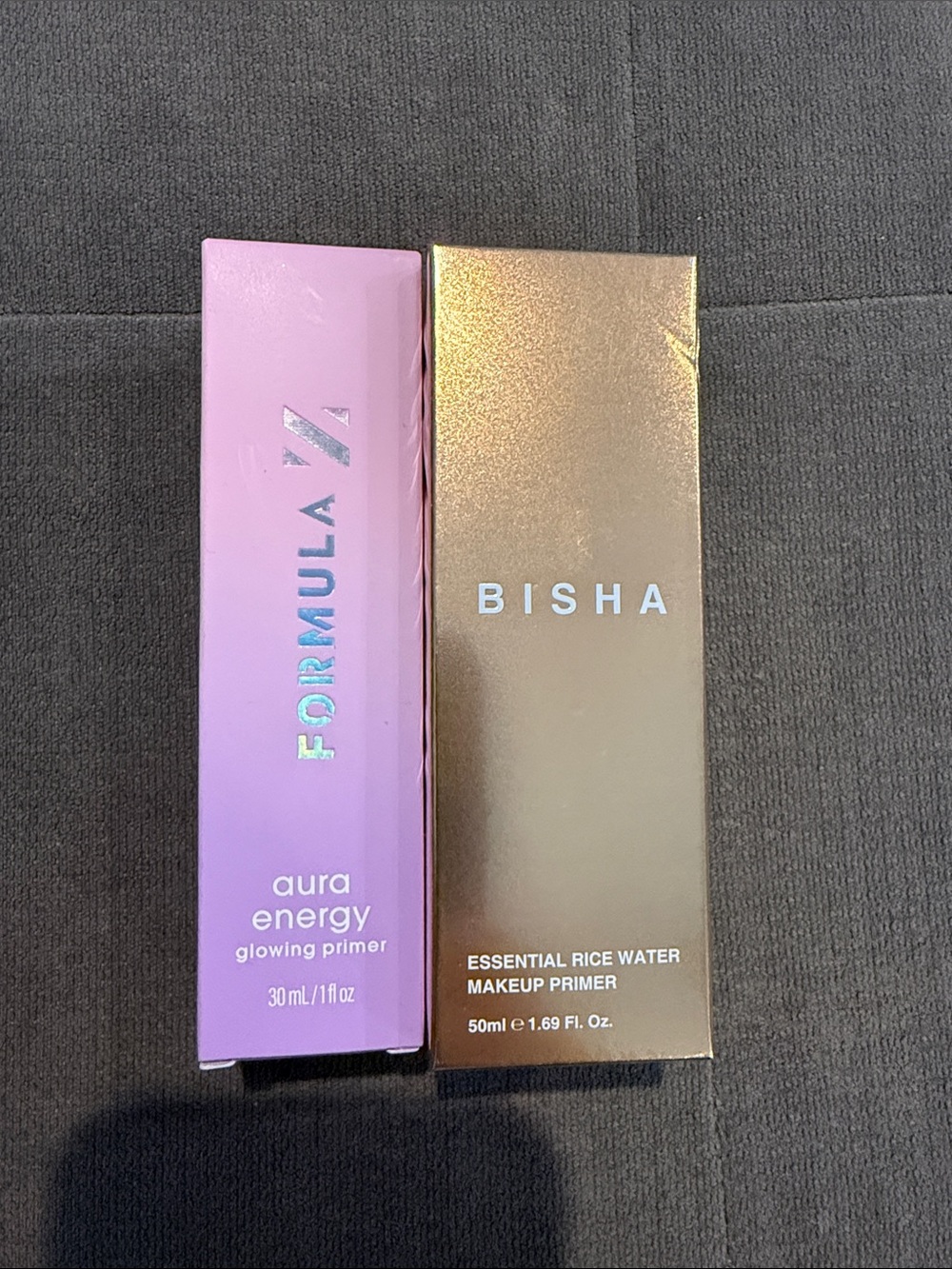 Makeup Primer Bundle of 2 - Formula Z Aura Energy Glowing Primer & Bisha Primer